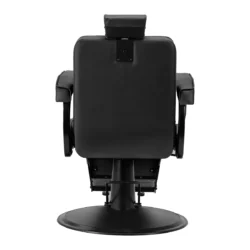 Fauteuil de barbier anders full black - Fauteuil barbier Anders full black - chaise barbier Anders full black - mobilier de coiffure professionnel - Fauteuil barbier professionnel