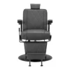 Fauteuil de barbier anders full grey - Fauteuil barbier Anders full grey - chaise barbier Anders full grey - mobilier de coiffure professionnel - Fauteuil barbier professionnel