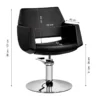 Fauteuil de coiffure Santiago - chaise de coiffure Santiago - fauteuil de coiffure professionnel - mobilier coiffure professionnel - meuble pour salon de coiffure - siège de coiffure - fauteuil de coupe