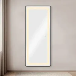 NOOR CB Hairdressing Mirror - NOOR CB Styling Station - Hair Salon Furniture - Vanity with LED Mirror - Professional Styling Station