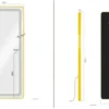 NOOR Hairdressing Mirror - NOOR Styling Station - Hair Salon Furniture - Vanity with LED Mirror - Professional Styling Station