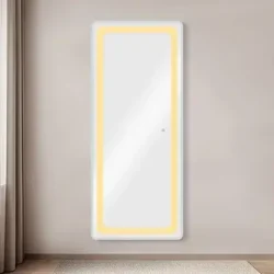 Miroir de coiffure NOOR CP - Poste de coiffage NOOR CP - Mobilier pour salon de coiffure - Coiffeuse avec miroir Led - Poste de coiffure professionnel
