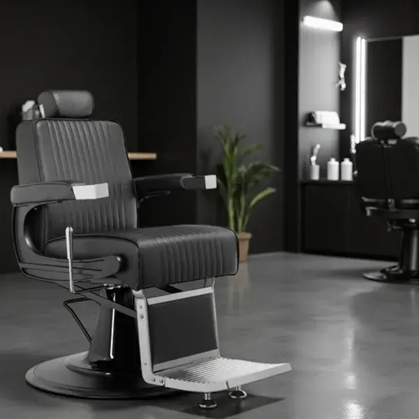 QUIFF 2 (1) Fauteuil de barbier quiff 2.0 - chaise de Barbier quiff 2.0 - Fauteuil de coiffure pour homme - chaise de coiffure vintage - mobilier de barbier professionnel