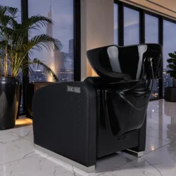 SHELDON BLACK (6) Bac à shampoing massant sheldon noir - Mobilier de coiffure professionnel - bac de lavage pour salon de coiffure - bac de lavage sheldon - bac de lavage shiatsu - Bac à shampoing shiatsu - mobicoiff - groupe coiff - mallys