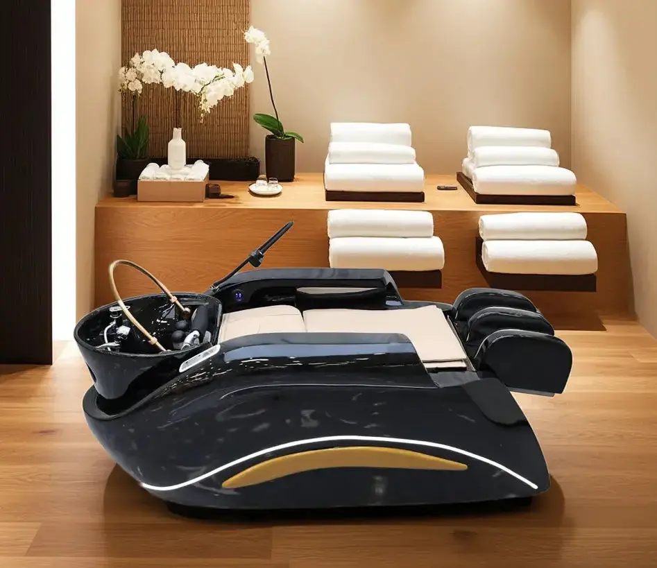 Trône (5) Bac à shampoing massant Trône- fauteuil Head SPA Trône- fauteuil Head SPA massant - bac de lavage massant - Mobilier professionnel esthétique spa