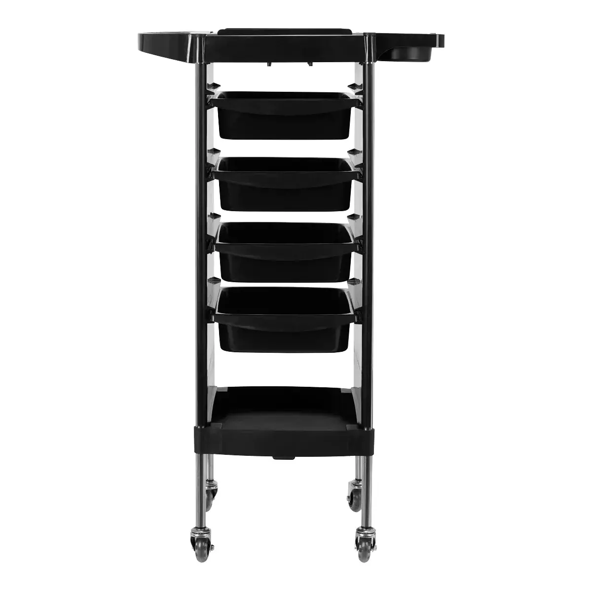 Chariot de coiffure X11-9 BLACK - meuble de rangement X11-9 BLACK- mobilier de coiffure professionnel - meuble de rangement X11-9 BLACK- Chariot pour salon de coiffure