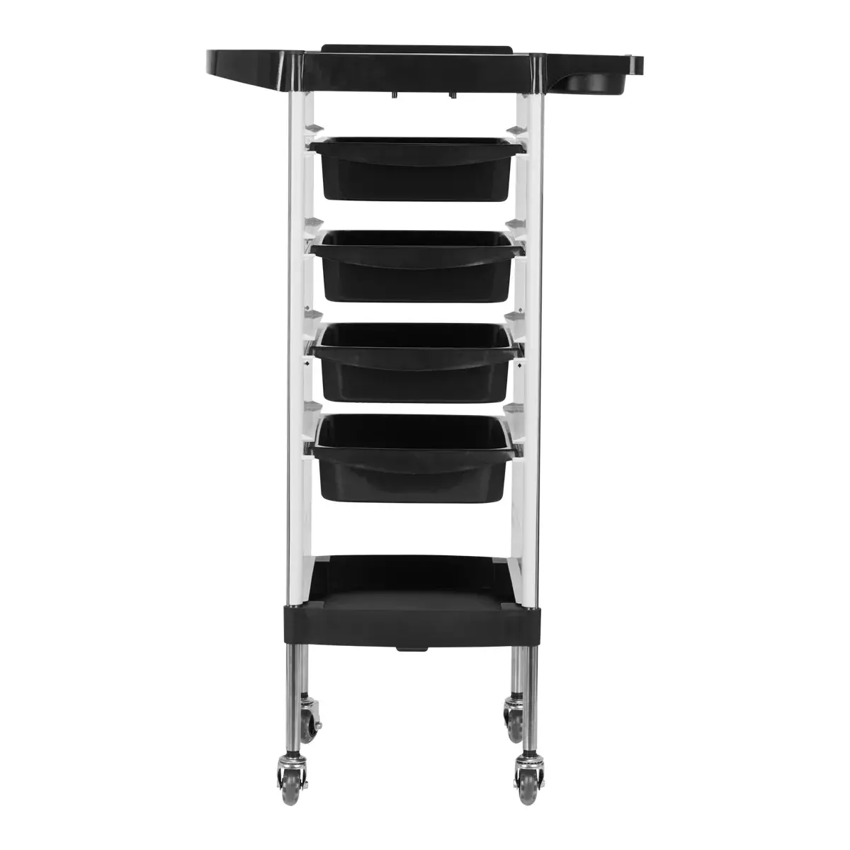 Chariot de coiffure X11-9 WHITE - meuble de rangement X11-9 WHITE - mobilier de coiffure professionnel - meuble de rangement X11-9 WHITE - Chariot pour salon de coiffure