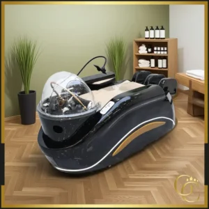 Bac à shampoing massant Trône- fauteuil Head SPA Trône- fauteuil Head SPA massant - bac de lavage massant - Mobilier professionnel esthétique spa
