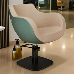 Chaise THOMAS (1) Fauteuil de coiffure THOMAS - chaise de coiffure THOMAS - fauteuil de coiffure professionnel - mobilier pour salon de coiffure - meuble pour salon de coiffure