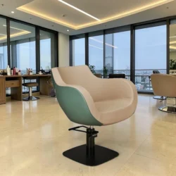 Chaise THOMAS (2) Fauteuil de coiffure THOMAS - chaise de coiffure THOMAS - fauteuil de coiffure professionnel - mobilier pour salon de coiffure - meuble pour salon de coiffure