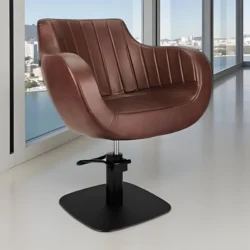 Chaise THOMAS (2) Fauteuil de coiffure THOMAS - chaise de coiffure THOMAS - fauteuil de coiffure professionnel - mobilier pour salon de coiffure - meuble pour salon de coiffure