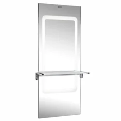 coiffeuse murale Miroir de coiffure LUME 24- Poste de coiffage LUME 24 - Mobilier pour salon de coiffure - Coiffeuse avec miroir Led - Poste de coiffure professionnel - Miroir de coiffure LUME 24- Poste de coiffage LUME 24 - Mobilier pour salon de coiffure - Coiffeuse avec miroir Led - Poste de coiffure professionnel