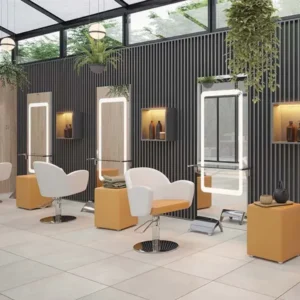 Coiffeuse murale LUME 24 (3) coiffeuse murale Miroir de coiffure LUME 24- Poste de coiffage LUME 24 - Mobilier pour salon de coiffure - Coiffeuse avec miroir Led - Poste de coiffure professionnel - Miroir de coiffure LUME 24- Poste de coiffage LUME 24 - Mobilier pour salon de coiffure - Coiffeuse avec miroir Led - Poste de coiffure professionnel