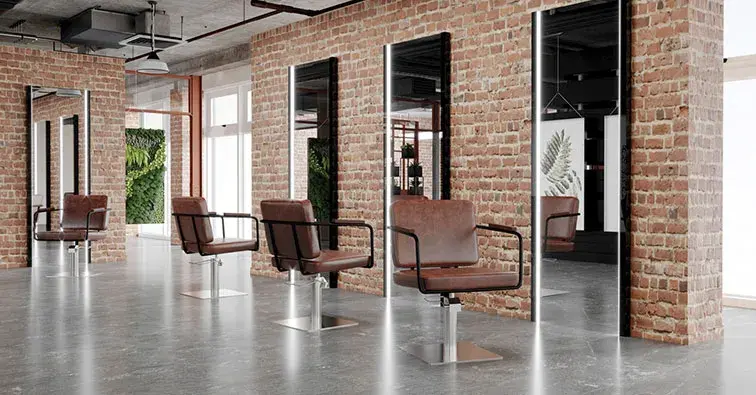 Fauteuil de coiffure ENZO - chaise de coiffure ENZO - fauteuil de coiffure professionnel - mobilier pour salon de coiffure - meuble pour salon de coiffure