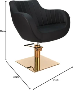 Fauteuil de coiffure THOMAS (13) Fauteuil de coiffure THOMAS - chaise de coiffure THOMAS - fauteuil de coiffure professionnel - mobilier pour salon de coiffure - meuble pour salon de coiffure