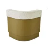 Harlo- REM (1) Meuble de réception HARLO - Comptoir d'Accueil HARLO - Meuble d'Accueil HARLO - Comptoir caisse HARLO - mobilier de coiffure haut de gamme