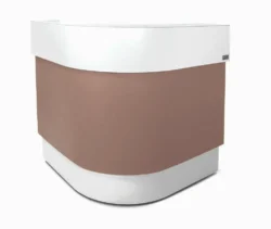 Meuble de réception HARLO - Comptoir d'Accueil HARLO - Meuble d'Accueil HARLO - Comptoir caisse HARLO - mobilier de coiffure haut de gamme