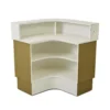 Harlo- REM (7) Meuble de réception HARLO - Comptoir d'Accueil HARLO - Meuble d'Accueil HARLO - Comptoir caisse HARLO - mobilier de coiffure haut de gamme