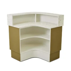 Harlo- REM (7) Meuble de réception HARLO - Comptoir d'Accueil HARLO - Meuble d'Accueil HARLO - Comptoir caisse HARLO - mobilier de coiffure haut de gamme