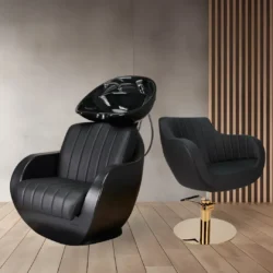 THOMAS Bac à shampoing THOMAS - Bac de lavage THOMAS - Bac de lavage professionnel - Bac de lavage de coiffure - Mobilier de coiffure professionnel