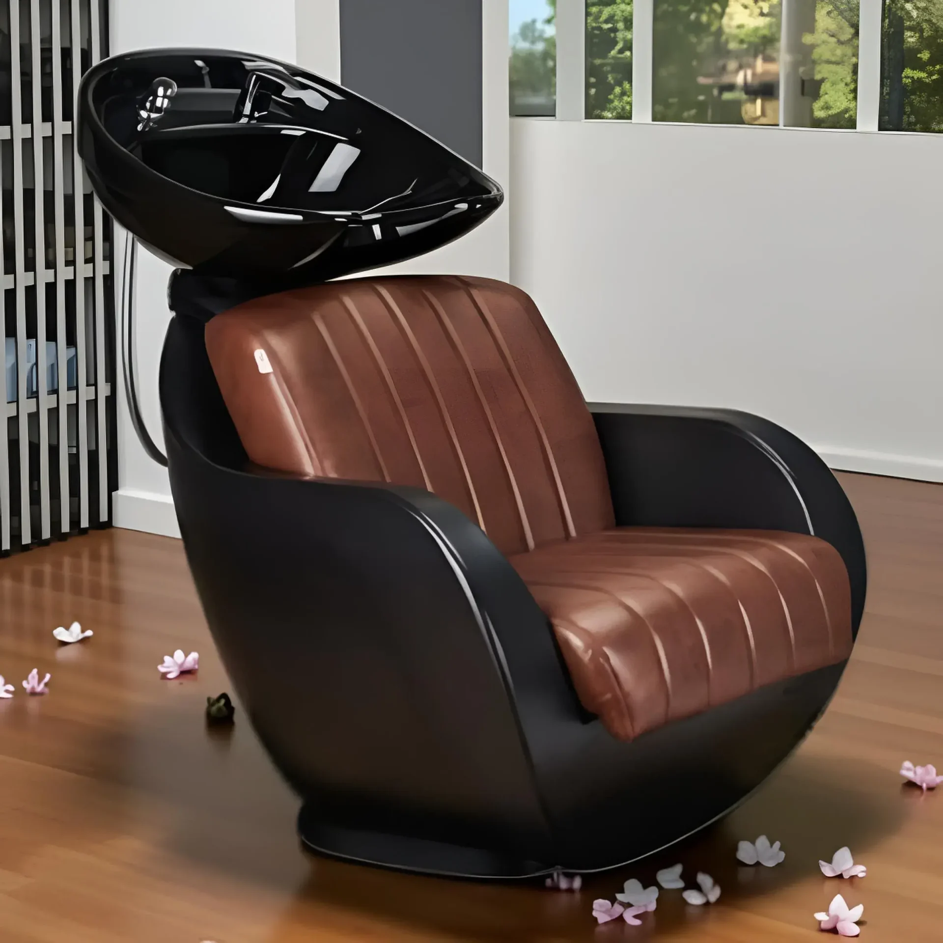 Bac à shampoing THOMAS - Bac de lavage THOMAS - Bac de lavage professionnel - Bac de lavage de coiffure - Mobilier de coiffure professionnel