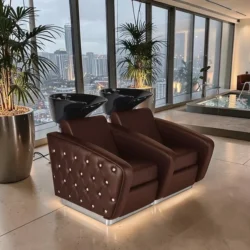 Bac OBSESSION SOFA Bac à shampoing OBSESSION SOFA - Bac de lavage OBSESSION SOFA 2 Places- Bac de lavage 2 Places - Bac de lavage de coiffure - Mobilier de coiffure professionnel - bac de lavage massant - bac à shampoing massant - Bac à shampoing 2 Places