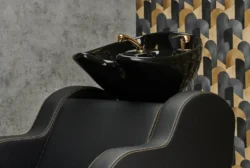 Bac à shampoing HOLLY SOFA (1) Bac à shampoing professionnel HOLLY - Bac de lavage professionnel HOLLY - Bac à shampoing massant - Bac de lavage massant - Mobilier de coiffure professionnel