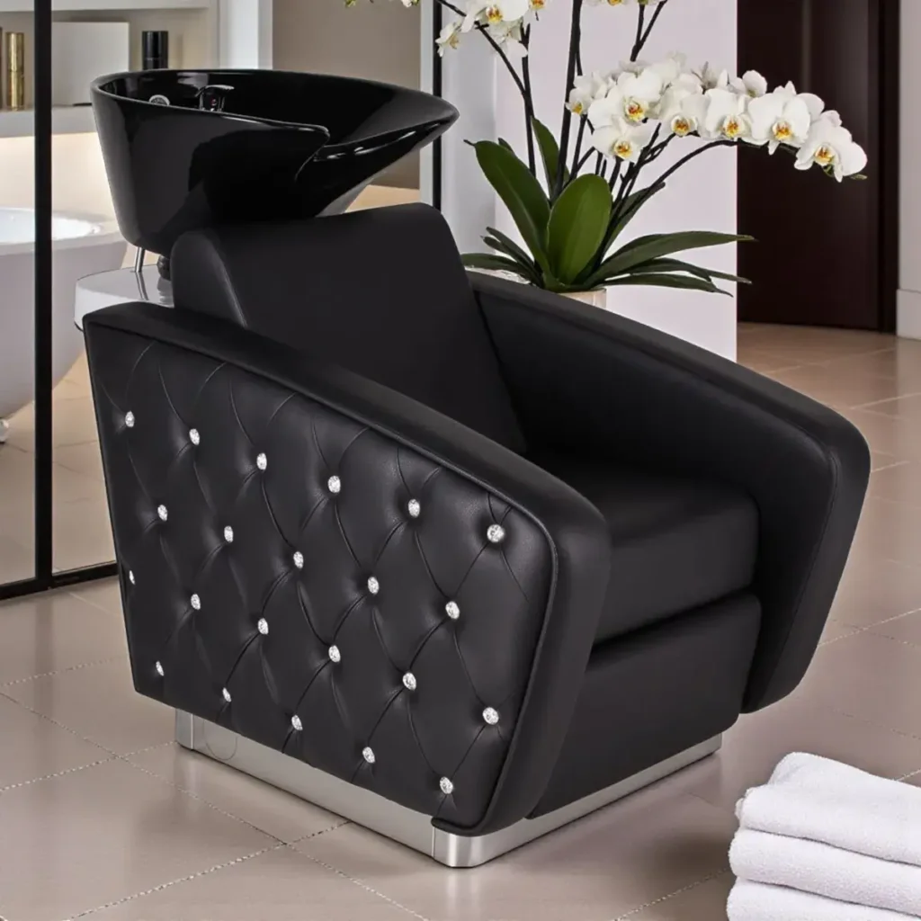 Children's styling chairs: the ally of welcoming salons Bac à shampoing OBSESSION - Bac de lavage OBSESSION - Bac de lavage professionnel - Bac de lavage de coiffure - Mobilier de coiffure professionnel - bac de lavage massant - bac à shampoing massant