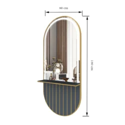 Coiffeuse murale Agathe CG (2) coiffeuse murale Miroir de coiffure Agathe CG - Poste de coiffage Agathe CG- Mobilier pour salon de coiffure - Poste de coiffure professionnel - Miroir de coiffure avec led Agathe CG - Poste de coiffage Agathe CG - Mobilier pour salon de coiffure - Poste de coiffure professionnel