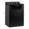 Colonne de lavage Gabbiano BB06 - Bac de lavage Gabbiano BB06 - Meuble de barbier lave tête - mobilier de coiffure professionnel - Colonne de lavage barbier