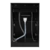 Colonne de lavage Gabbiano BB06 - Bac de lavage Gabbiano BB06 - Meuble de barbier lave tête - mobilier de coiffure professionnel - Colonne de lavage barbier