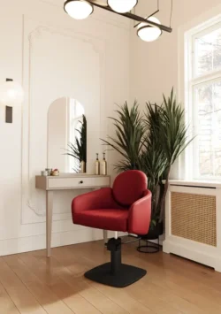 EUPHORIA (1) Fauteuil de coiffure EUPHORIA - chaise de coiffure EUPHORIA - fauteuil de coiffure professionnel - mobilier pour salon de coiffure - meuble pour salon de coiffure