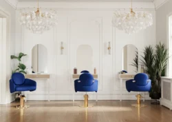 EUPHORIA (2) Fauteuil de coiffure EUPHORIA - chaise de coiffure EUPHORIA - fauteuil de coiffure professionnel - mobilier pour salon de coiffure - meuble pour salon de coiffure