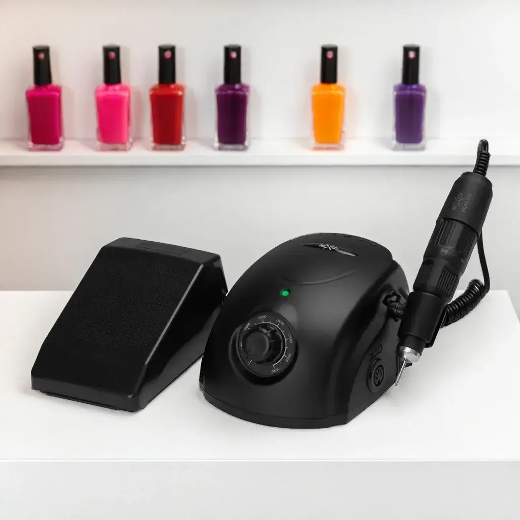 ponceuse à ongles EXO Runner Up noire - ponceuse à ongles professionnelle - Ponceuse manucure et pédicure - ponceuse à ongles haut de gamme - appareil ponceuse ongles