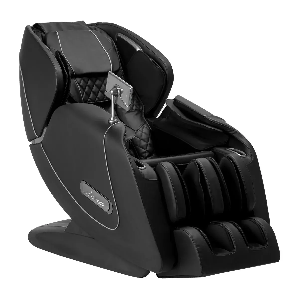 Fauteuil de massage Sakura Luxury 808 Full Black - Fauteuil massant de luxe - Fauteuil de massage professionnel - Fauteuil de massage SPA - Fauteuil de massage haut de gamme