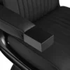 Fauteuil de barbier LEVI Black - Fauteuil barbier professionnel - chaise de barbier vintage - fauteuil de coiffure pour homme - fauteuil de coiffure vintage - mobilier de coiffure professionnel - mobilier barbier professionnel - siège barber - fauteuil barbershop