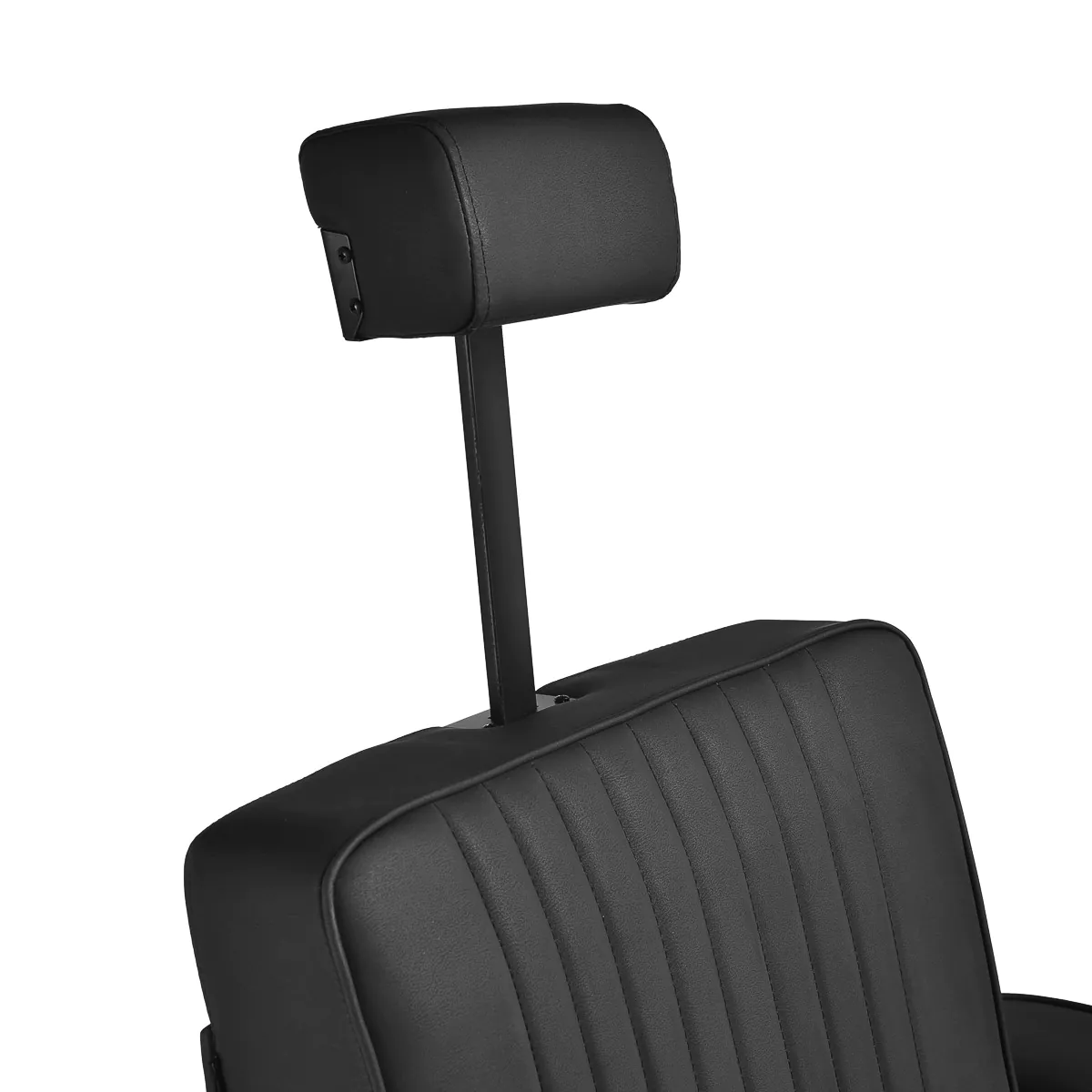 Fauteuil de barbier LEVI Black - Fauteuil barbier professionnel - chaise de barbier vintage - fauteuil de coiffure pour homme - fauteuil de coiffure vintage - mobilier de coiffure professionnel - mobilier barbier professionnel - siège barber - fauteuil barbershop