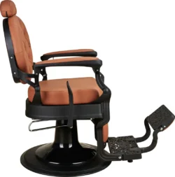 Fauteuil de barbier TOMMY BR - Fauteuil barbier professionnel - chaise de barbier vintage - fauteuil de coiffure pour homme - fauteuil de coiffure vintage - mobilier de coiffure professionnel - mobilier barbier professionnel - siège barber - fauteuil barbershop