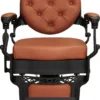 Fauteuil de barbier TOMMY BR - Fauteuil barbier professionnel - chaise de barbier vintage - fauteuil de coiffure pour homme - fauteuil de coiffure vintage - mobilier de coiffure professionnel - mobilier barbier professionnel - siège barber - fauteuil barbershop