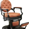Fauteuil de barbier TOMMY BR - Fauteuil barbier professionnel - chaise de barbier vintage - fauteuil de coiffure pour homme - fauteuil de coiffure vintage - mobilier de coiffure professionnel - mobilier barbier professionnel - siège barber - fauteuil barbershop