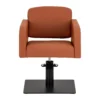 Fauteuil de coiffure Gabbiano Elda Brun - chaise de coiffure Gabbiano Elda Brun - fauteuil de coiffure professionnel - mobilier pour salon de coiffure - meuble pour salon de coiffure