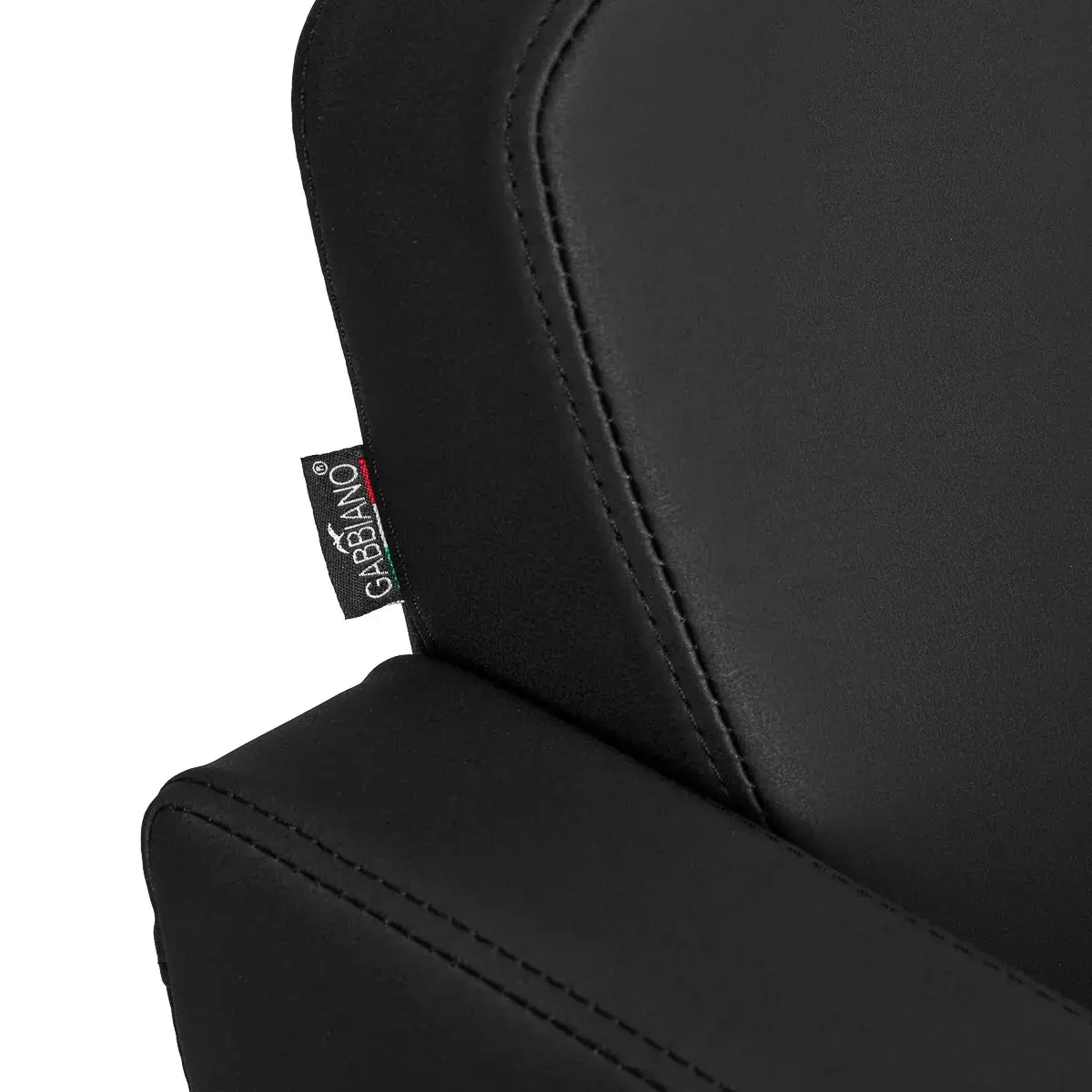 Fauteuil de coiffure Gabbiano Elda Noir - chaise de coiffure Gabbiano Elda Noir - fauteuil de coiffure professionnel - mobilier pour salon de coiffure - meuble pour salon de coiffure