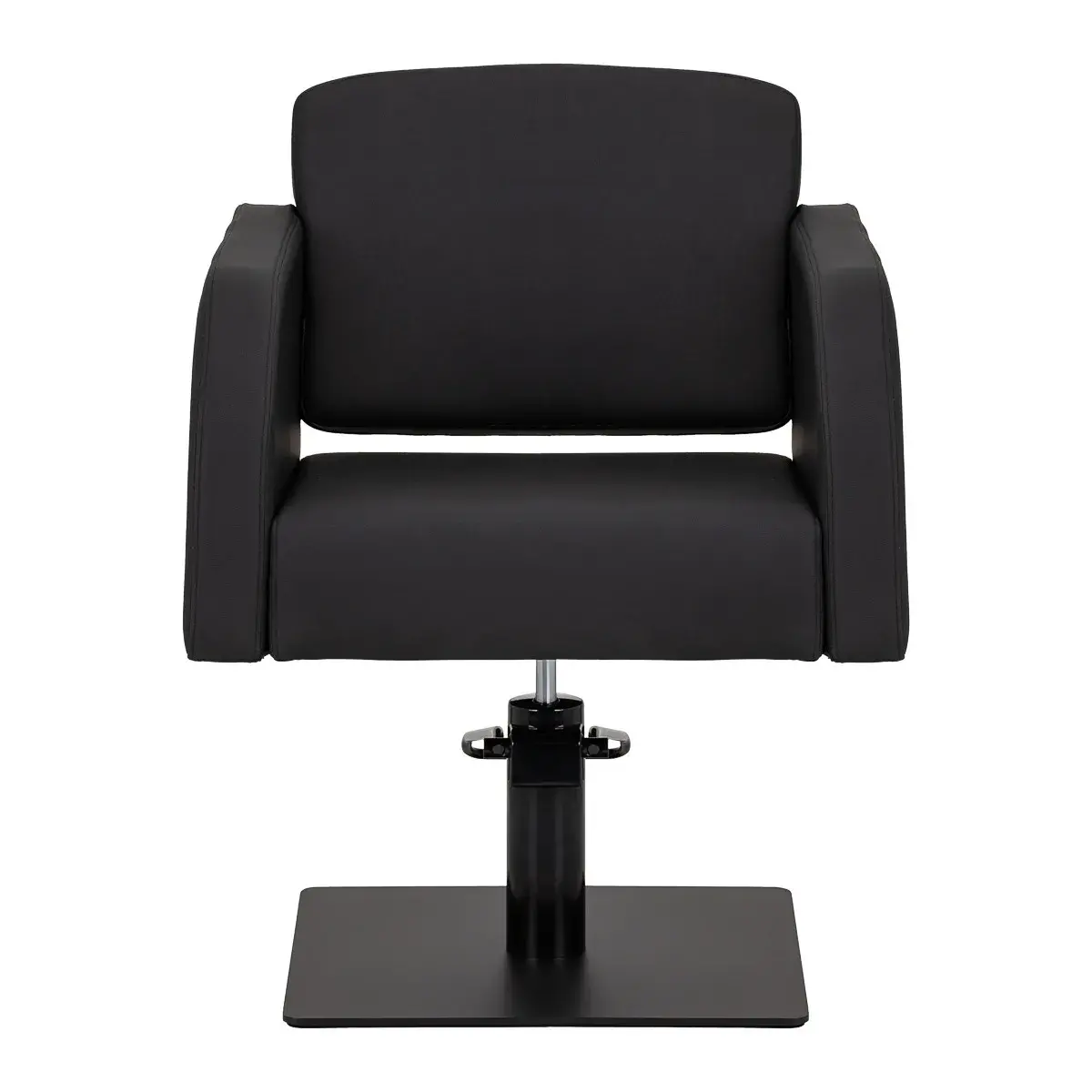 Fauteuil de coiffure Gabbiano Elda Noir - chaise de coiffure Gabbiano Elda Noir - fauteuil de coiffure professionnel - mobilier pour salon de coiffure - meuble pour salon de coiffure