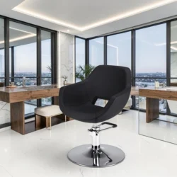 Lore R Fauteuil de coiffure LORE - chaise de coiffure LORE - fauteuil de coiffure professionnel - mobilier pour salon de coiffure - meuble pour salon de coiffure