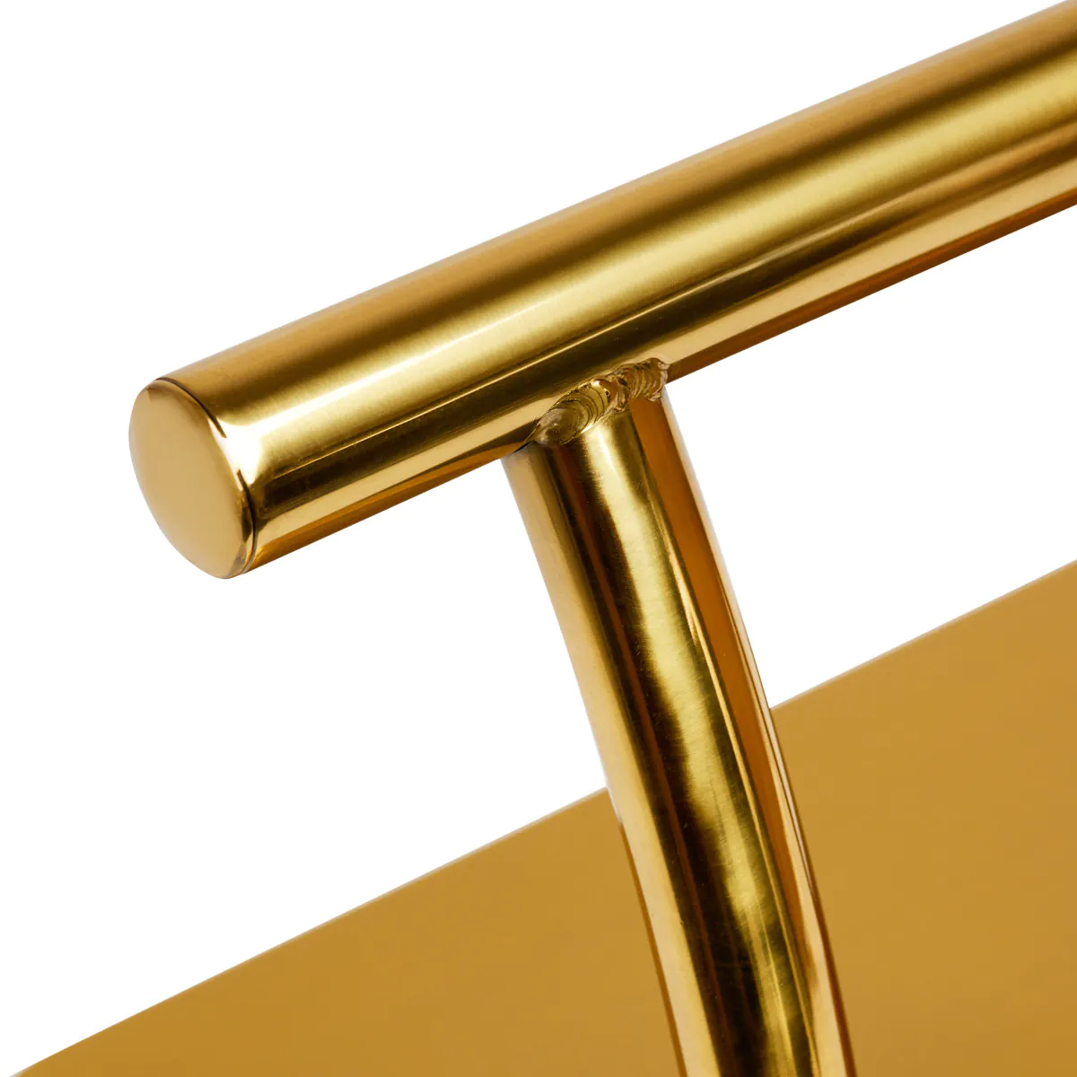 repose-pieds de coiffure - équipement de coiffure professionnel - repose-pieds Gabbiano L005S gold - matériel pour salon de coiffure -