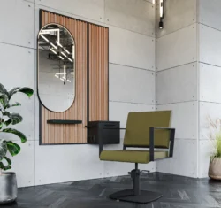 Fauteuil de coiffure TED - chaise de coiffure TED - fauteuil de coiffure professionnel - mobilier pour salon de coiffure - meuble pour salon de coiffure