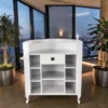 Meuble de réception OBSESSION I - Comptoir d'Accueil OBSESSION I - Meuble d'Accueil OBSESSION I - Comptoir caisse OBSESSION I - mobilier de coiffure haut de gamme - meuble pour salon de coiffure