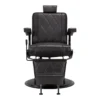 Fauteuil de barbier Anders Brun Foncé - Fauteuil barbier Anders Brun Foncé - chaise barbier Anders Brun Foncé - mobilier de coiffure professionnel - Fauteuil barbier professionnel