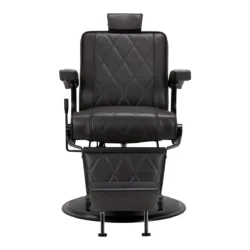 Fauteuil de barbier Anders Brun Foncé - Fauteuil barbier Anders Brun Foncé - chaise barbier Anders Brun Foncé - mobilier de coiffure professionnel - Fauteuil barbier professionnel
