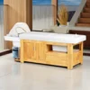 Table Head SPA BALI grise - Table Head SPA avec vapeur - table Head SPA professionnelle - table Head SPA avec raccordement - Lit Head SPA professionnel - Mobilier professionnel esthétique spa